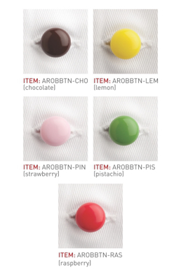 Picture of Chef Works - AROBBTN - Colored Stud Buttons for AROB